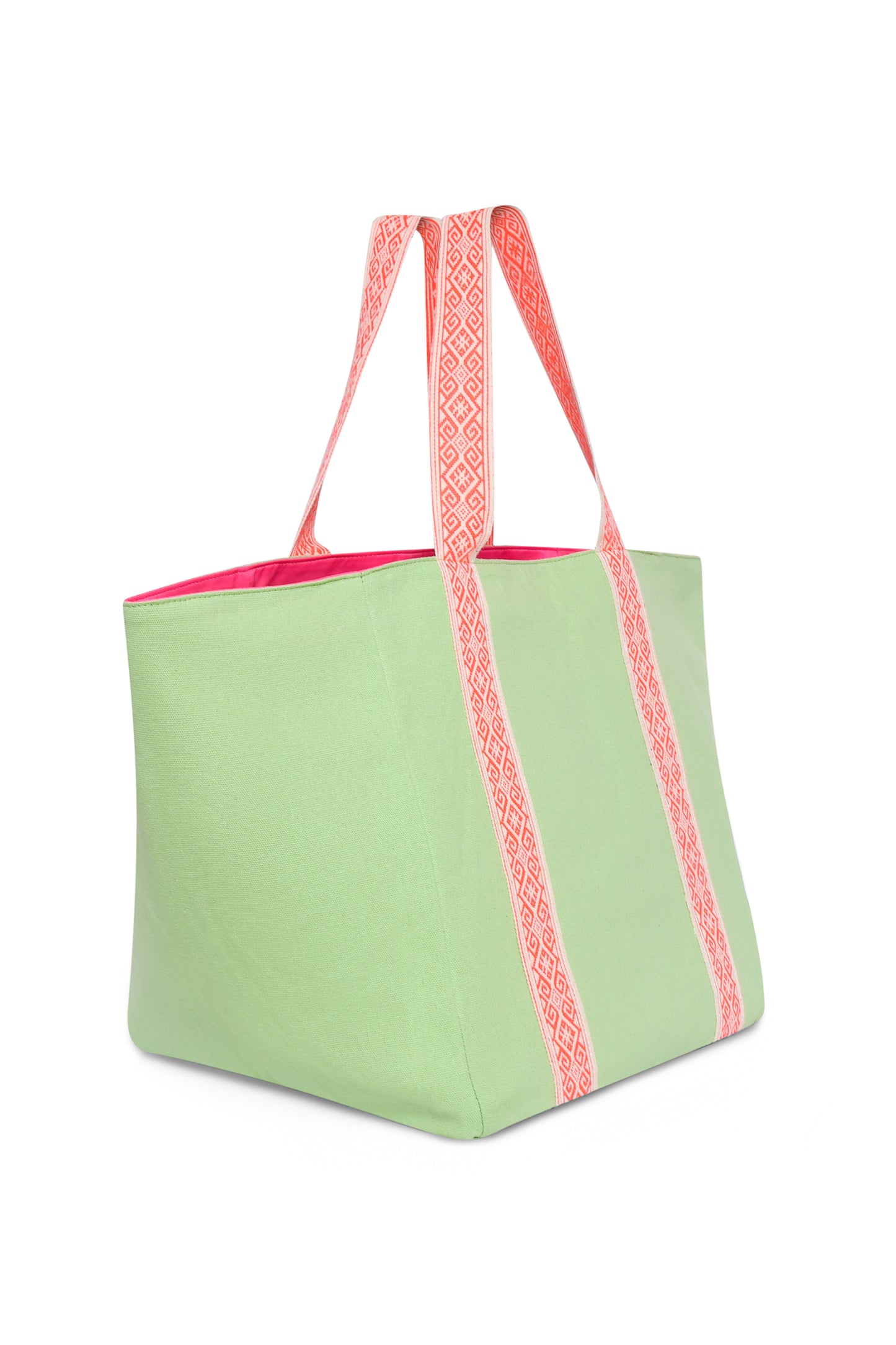 LIGHT GREEN BEACH BAG