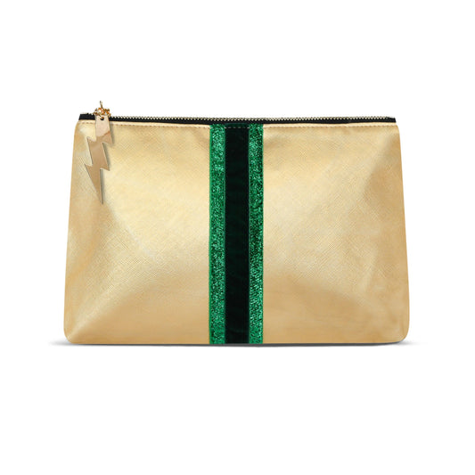 METALLIC GOLD CLUTCH BAG