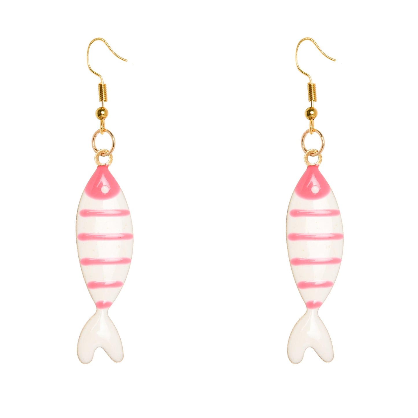 PINK FISH EARRINGS