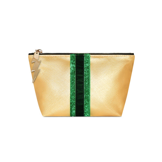 SMALL METALLIC GOLD BAG