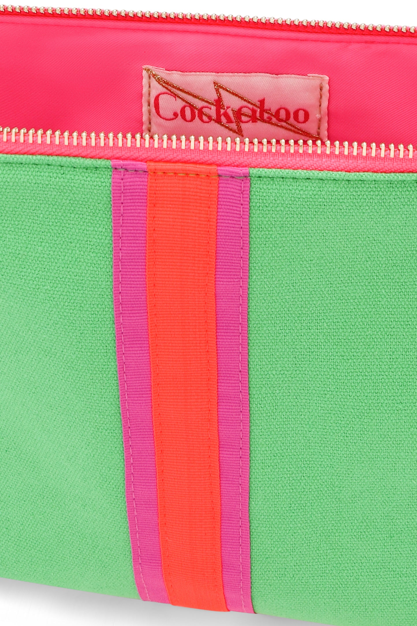 SMALL LUCKY STRIPE BAG - EMERALD