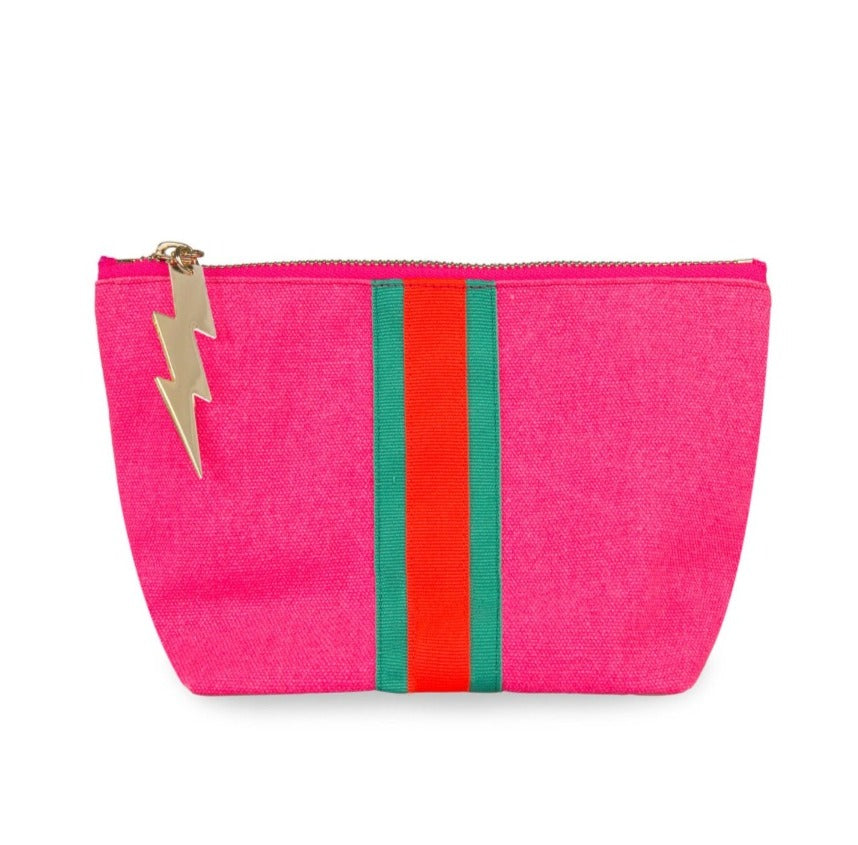 SMALL LUCKY STRIP BAG - PINK - Cockatoo