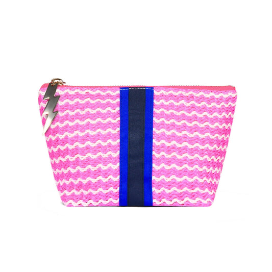 Small Hot Pink Wiggle Weave Bag - Cockatoo