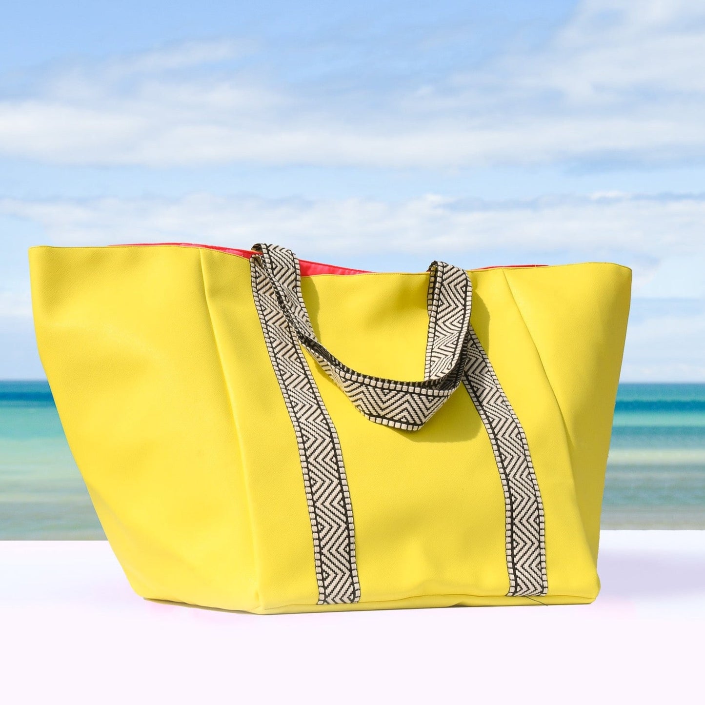 YELLOW BEACH BAG - Cockatoo