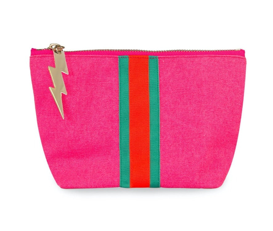 SMALL LUCKY STRIP BAG - PINK - Cockatoo